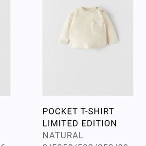 Zara Limited Edition Pocket Tshirt